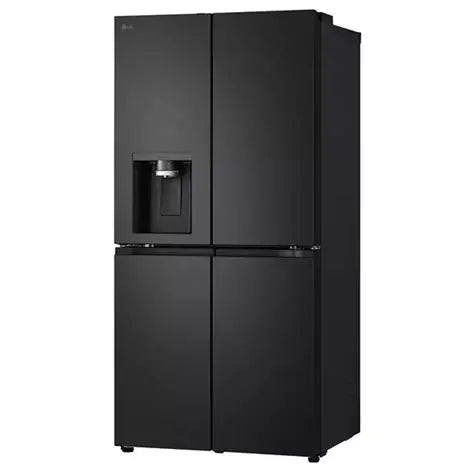 LG 684L Essence Matte Black Double Door Refrigerator (Ice Maker, Water Dispenser, Linear Compressor)